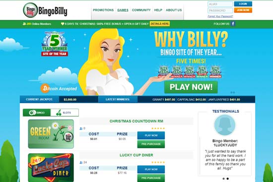 bingo billy no deposit free bonuses